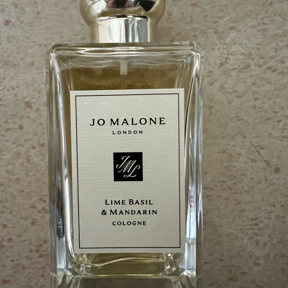 Jo Malone Lime, basil and mandarin cologne.